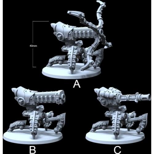 40mm Resin Model Kits Alien Weapons Figure Unpainted Unassembled No Color No Base WP-01