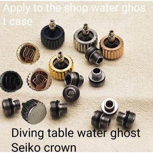 New fine steel crown with external lock Adaptation of time adjusting handlebars refitting accessories of diving machine handleba