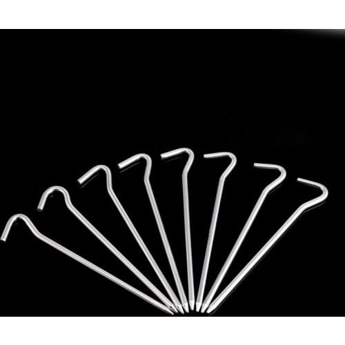 New 8/12 pcs Picnic Outdoor Camping Fishing Canopy Tent Pegs Stakes Nails Ground Pin