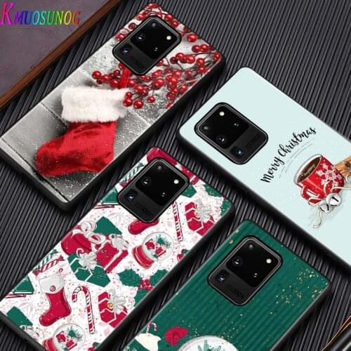 New Year Gifts Christmas for Samsung Note 20 S20 FE Lite Ultra Plus A91 A81 A71 A51 A41 A31 A21 A11 A12 A42 A01 Phone Case