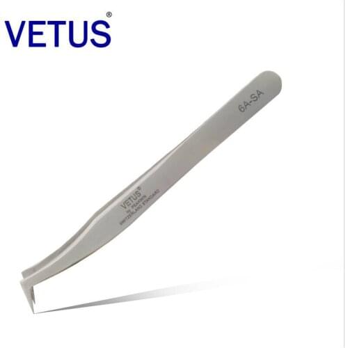 VETUS 6A-SA Tweezer 3D/6D Volume Lash Tweezers Premium Stainless Steel anti-static Easy Fan Eyelash Extension Tweezers