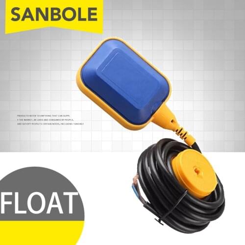 Float Switch Rectangle Cable type Water Level Control Use for Water Tank Flow Sensor Liquid Controller 2/3/4/5/6/7/8/10M