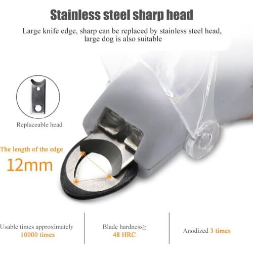 Professional Pet Nail Trimmers Clippers w/ LED Light for Cats Dogs Claw Care