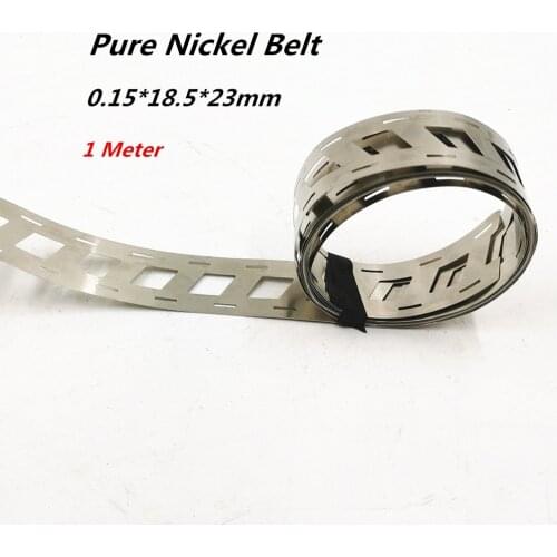 0.15x18.5MMx23MM Pure Nickel Belt 2P 18650 Lithium Battery Spot Welder Nickel Strip Nickel Li-ion Batteries Used Spot Welding