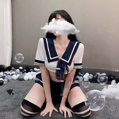 Sexy Lingerie Temptation and Sexy Suit Pure Student Uniform Stage Costume Sailor Alternative Clothing Skirt Slutty Cosplay