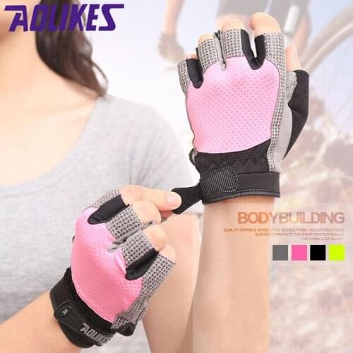 Sports Gym Gloves Half Finger Breathable Weightlifting Fitness Cycling Bike Gloves Dumbbell Men Women Weight lifting Gloves S~XL