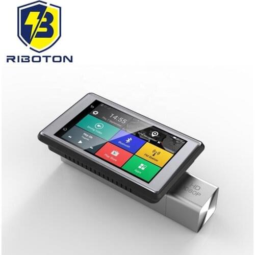 RIBOTON R232 Dash Cam 4 Inch Smart Car DVR Camera ADAS 3G Night Vision Dual Lens