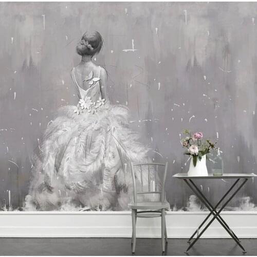 Vintage Wallpaper 3D Wedding Veil Clothing Store Photo Wall Murals Modern Abstract Art Background Wall Paper For Walls 3 D Mural