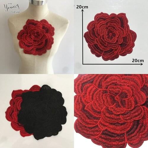 High quality Applique Lace Collar Sewing Flower Fabric DIY Embroidery Neckline Decorative Clothing Accessories YL1822-YL1823