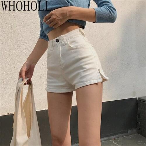 2021 Summer Hot Shorts Women Jeans High Waist Denim Shorts Fringe Frayed Ripped Denim Shorts for Women Hot Shorts with Pockets