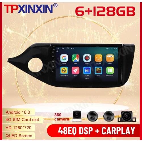 2 Din Carplay Android Radio Receiver Multimedia Stereo For KIA CEED 2012 2013 2014 2015 2016 GPS Navigation Audio Auto Head Unit