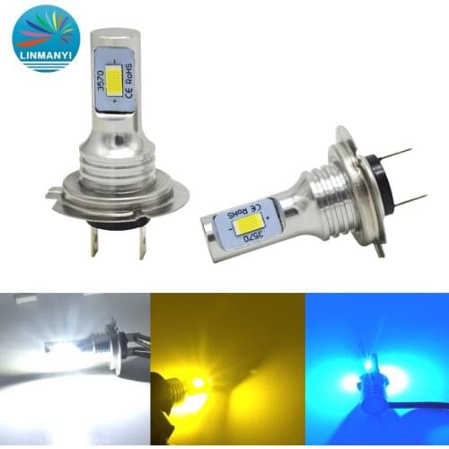 2Pcs LED H11 H8 H9 Fog lights H7 9005 HB3 H10 led 9006 HB4 car H16 P13W lamp PY24W Bulb Car Fog Lights lamp White Crystal Blue