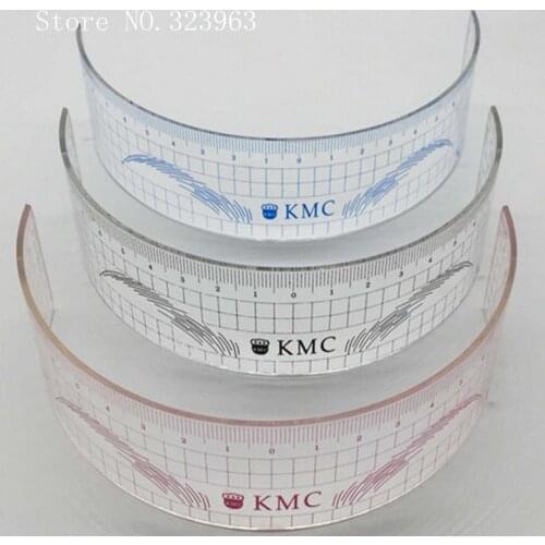 50Pcs Eyebrow Grooming Stencil Shaper Ruler Measure Tool Makeup Reusable Permanent Makeup Measure Tools