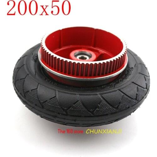 8 Inch 200X50 Electric Mini Bike Scooter Motorcycle Rear Wheel Rim Hub 200*50 wheel Brake Disc Disk Rotor With Explosion-proof