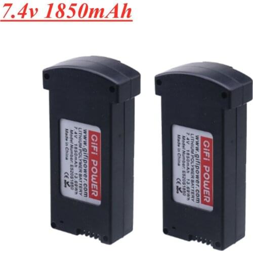 Upgrade 7.4V 1850MAH LiPo Battery For E520 E520S JD 22S RC Quadcopter Spare Parts 7.4V Drone Battery For E520 Accessories 1pcs