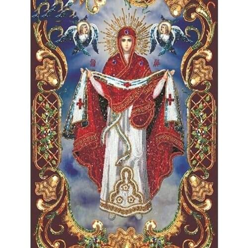 Diamond Mosaic Religious Full Square Drill Decoration Home 5D DIY Embroidery Diamond Painting Cross Stitch Religion Icon