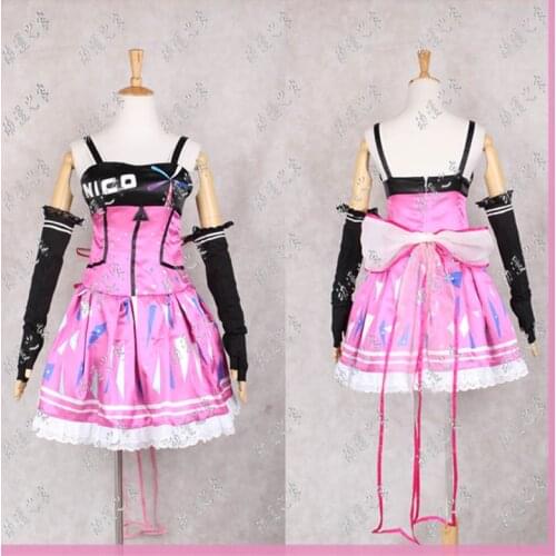 Anime Cosplay Love Live Yazawa Nico Cyber Game Awakening Dress Cosplay Costume Custom Made A