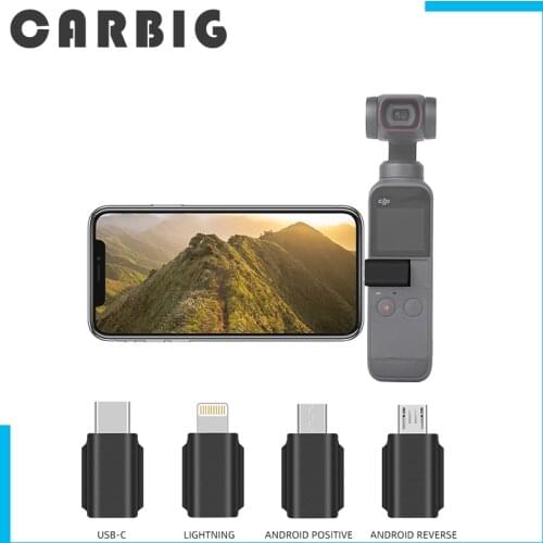 Smartphone Adapter for DJI Pocket 2/Osmo Pocket Type C IOS Lightning Micro USB-C Android Positive Reverse Data Interface
