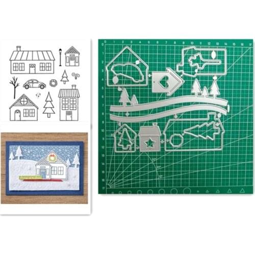 Home Metal Cutting Dies and Stamps Stencils For DIY Scrapbooking Photo Album Decor Die Cut Embossing Paper Card