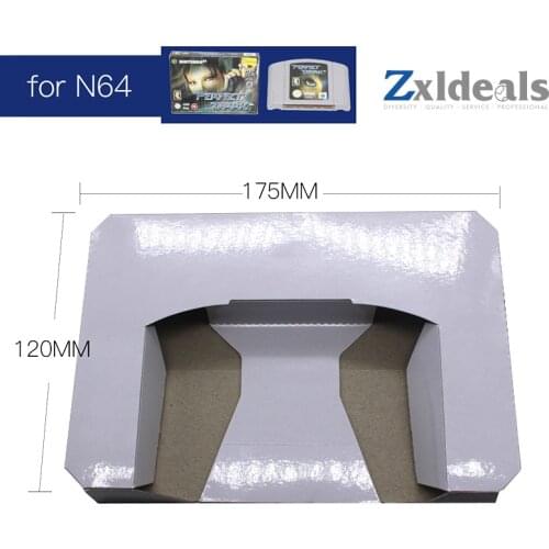 Inlay Insert Tray For N64 Cardboard For Nintendo 64 Games Complete In Box Cardboard