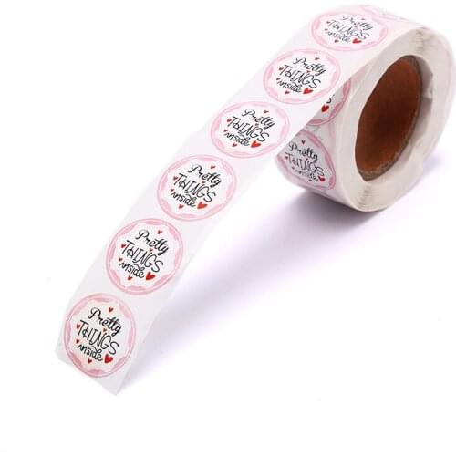 500pcs Gift Sealing Stickers Thank You Love Design Diary Scrapbooking Stickers Festival Birthday Party Gift Decorations Labels