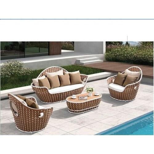 New arrival all weather rattan garden outdoor sofa furniture clearance