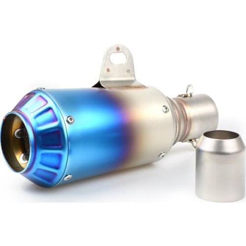 Universal Motorcycle Exhaust Pipe Modified Exhaust Pipe for HONDA CB190 XADV 750 XRV750 L-Y AFRICA TWIN CBR900RR CBR600