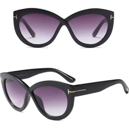 Explosive models B92145 stylish UV400 rounded hart shape fullrim European stylish gradient color tendy sunglasses for women