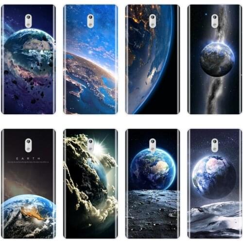 TPU Back Cover For Nokia 1 2 3 5 6 8 Space Earth Blue Star Men Cool Aesthetic Silicone Soft Case For Nokia 7 Plus X6 Phone Case
