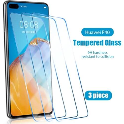 1/2/3 PCS Tempered Glass for Huawei P30 P20 Lite 2019 P20 Pro Safety Glass On Huawei P40 Lite E 5G Anti Scratch HD Front Moive