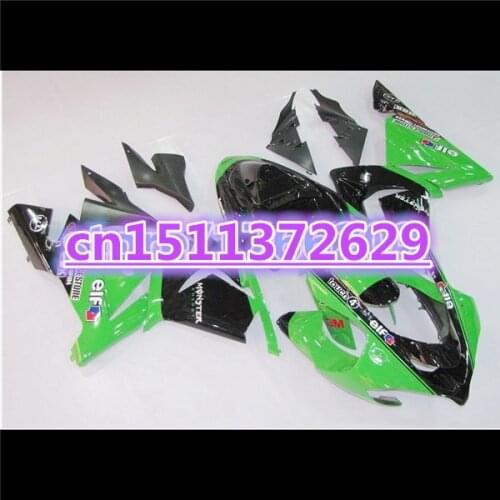 100%NEW Fairings FOR KAWASAKI NINJA ZX10R 04-05 green black ZX 10R 04 05 ZX-10R 10R 2004 2005 ABS fairing kits body work D