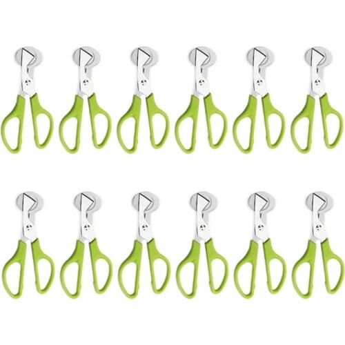 12PCS Quail Pigeon Fresh Egg Shell Birds Eggs Kitchen Tool Scissors Cracker Opener Cigar Cutter Cutting Device Kitchen