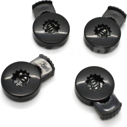 200pcs/pack Cord Lock Toggle Stopper Plastic Toggle Clip Black 26mm*18mm*6mm K-034