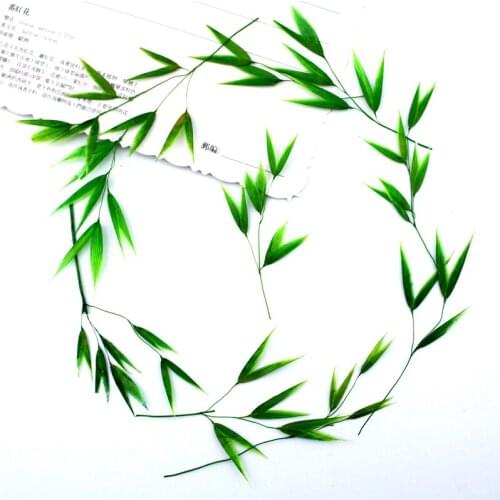 5-8cm/100pcs,Pressed Dyed Green Bamboo Leaves,Eternelle Real Bamboo DIY Bookmark Gift Card,christmas candlestick decoration
