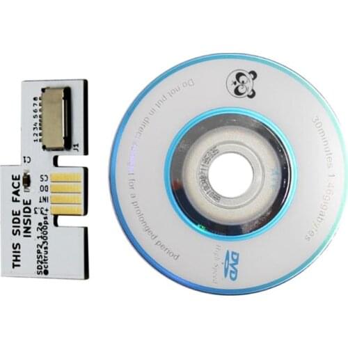 D2SP2 Adapter TF Card Reader Replacement + Swiss Boot Disc Mini DVD for NGC NTSC H054