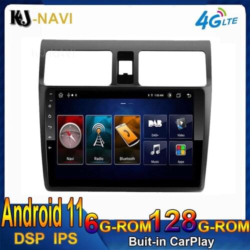For SUZUKI Swift 2005 - 2016 DSP Android 11.0 Car Auto Radio CARPLAY GPS Navigation Multimedia 4G WIFI No DVD 2 Din