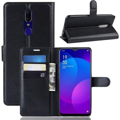50pcs/lot phone cases Lychee Wallet Leather case For OPPO Reno 5G 10X room Realme 3 X lite A5s AX5s F11 R17 pro AX7 Find X K1