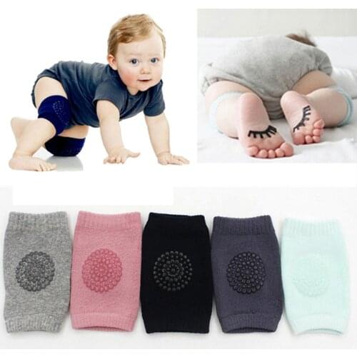 Baby Cotton Knee Pads Kids Anti Slip Crawl Necessary Knee Protector Babies leg protection Children Leg Warmers Baby Playing Drop