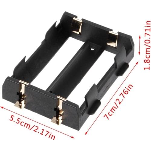 DIY Battery Container Holder SMD Box For 2x 26650 3.7V Rechargeable Battery 4Pin