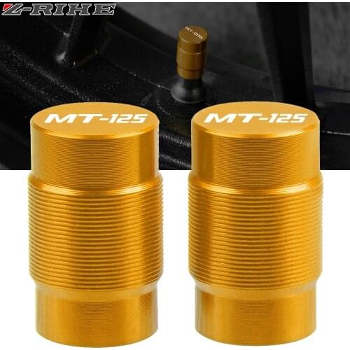 For YAMAHA MT125 MT-125 MT 125 2014-2018 Motorcycle CNC Aluminum Accessorie Wheel Tire Valve Stem Caps CNC Airtight Covers MT125