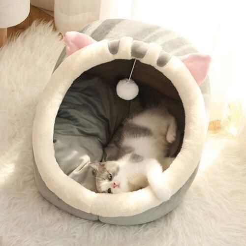 Cat House Tent Very Soft Small Dog Mat Bag Summer Cozy Cat Kennel Soft Nest Pet Basket Small Dog Teddy Sleeping House Cave