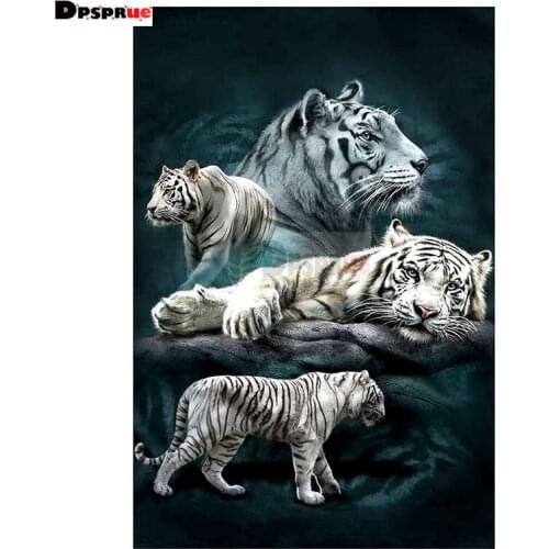 Dpsprue Full Square/Round Diamond Painting Cross Stitch Diamond 3D Embroidery Animal Horse DIY 5D Moasic Home Decor Gift S019