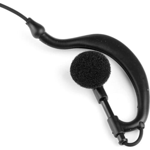 K5DB 3.5mm Single In-Ear Only Mono Earphone Earbud Headphone w/ Mic For Phone