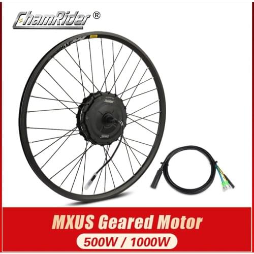 Motor wheel 1000W Electric bicycle 48V Hub motor 500W Ebike Geared motor MXUS XF19R Rear Motor Powerful 26" 27.5" 700C