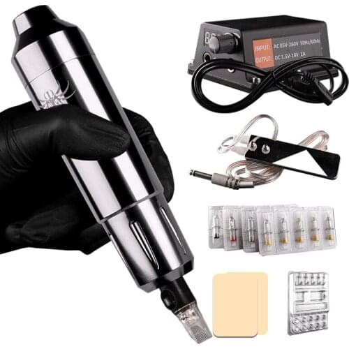 Dragonart Tattoo Kits 1 Tattoo Machine 1 Tattoo Power 1 Tattoo Pedal&Other Accessories