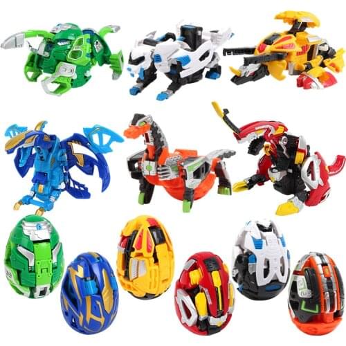 New Deformation Dinosaur Eggs Automatic Transform Toys Carbot Egg Boys Girls Gift Toy Robot Tyrannosaurus Pterodactyl Toys 2021