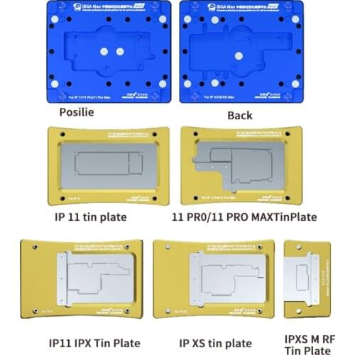 MECHANIC Mid-level Automatic Positioning Tin Planting Platform IBGA Max 6 In 1 Support IPHONE X / XSMAX IP 11 / 11PRO MAX Repair