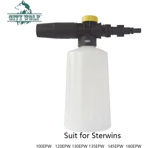 City wolf 750ML Snow Foam Lance foam cannon for Sterwins 100EPW 120EPW 130EPW 135EPW 145EPW 160EPW auto car accessories