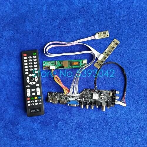 Fit LP171WP4 (TL)(Q1)/(TL)(Q2)/(TL)(R1)/(TL)(R2) 1440*900 30-Pin LVDS 1CCFL digital 3663 AV USB DVB-C controller board kit