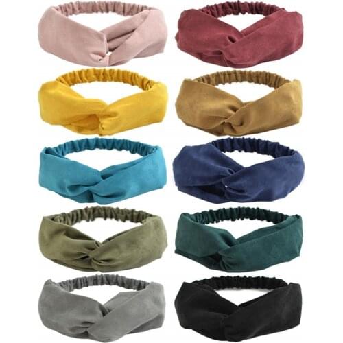 Fashion Wash Face Mask Hair Bands For Women Suede Hair Holder Hairbands Girls Head Bands Solid Color Headband Hair Accessories
